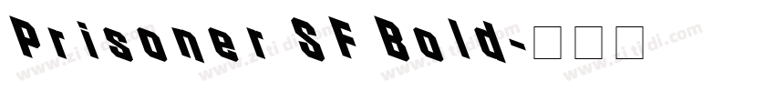 Prisoner SF Bold字体转换